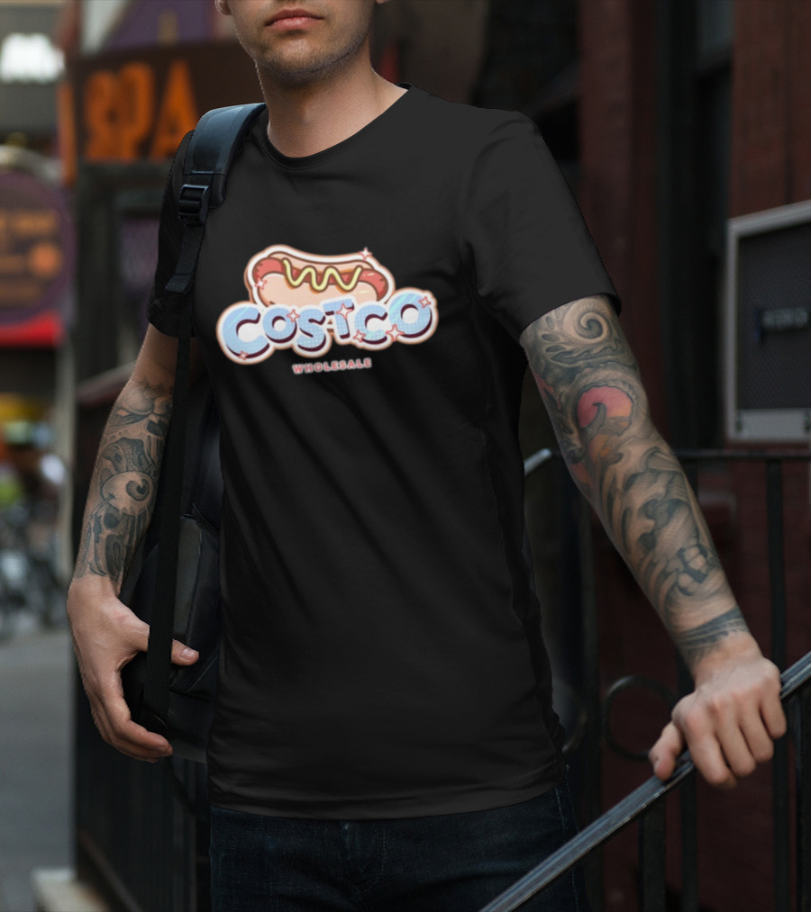 Costco Wholesale Hot Dog Vtuber T-Shirt