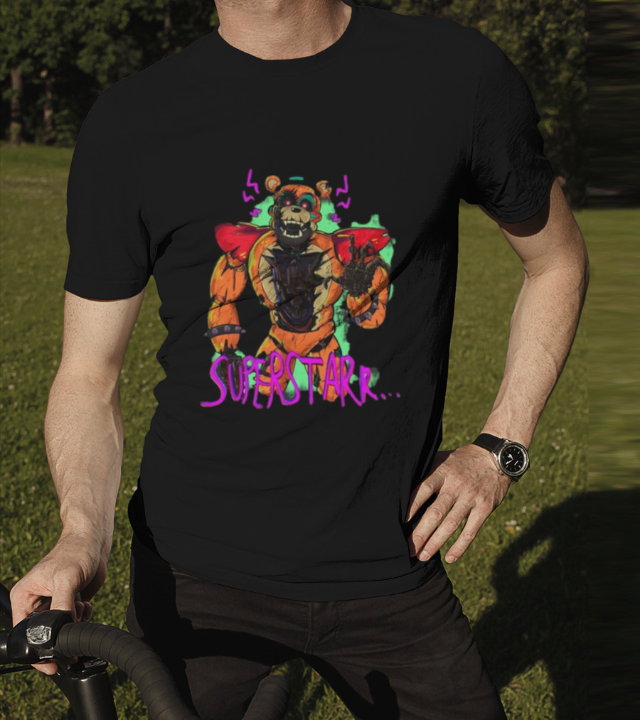 Superstar Himbo In Limbo Shattered Glamrock Freddy T-Shirt