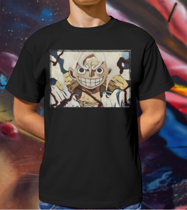 Max Holloway Gear 5 Luffy One Piece Anime Character T-Shirt