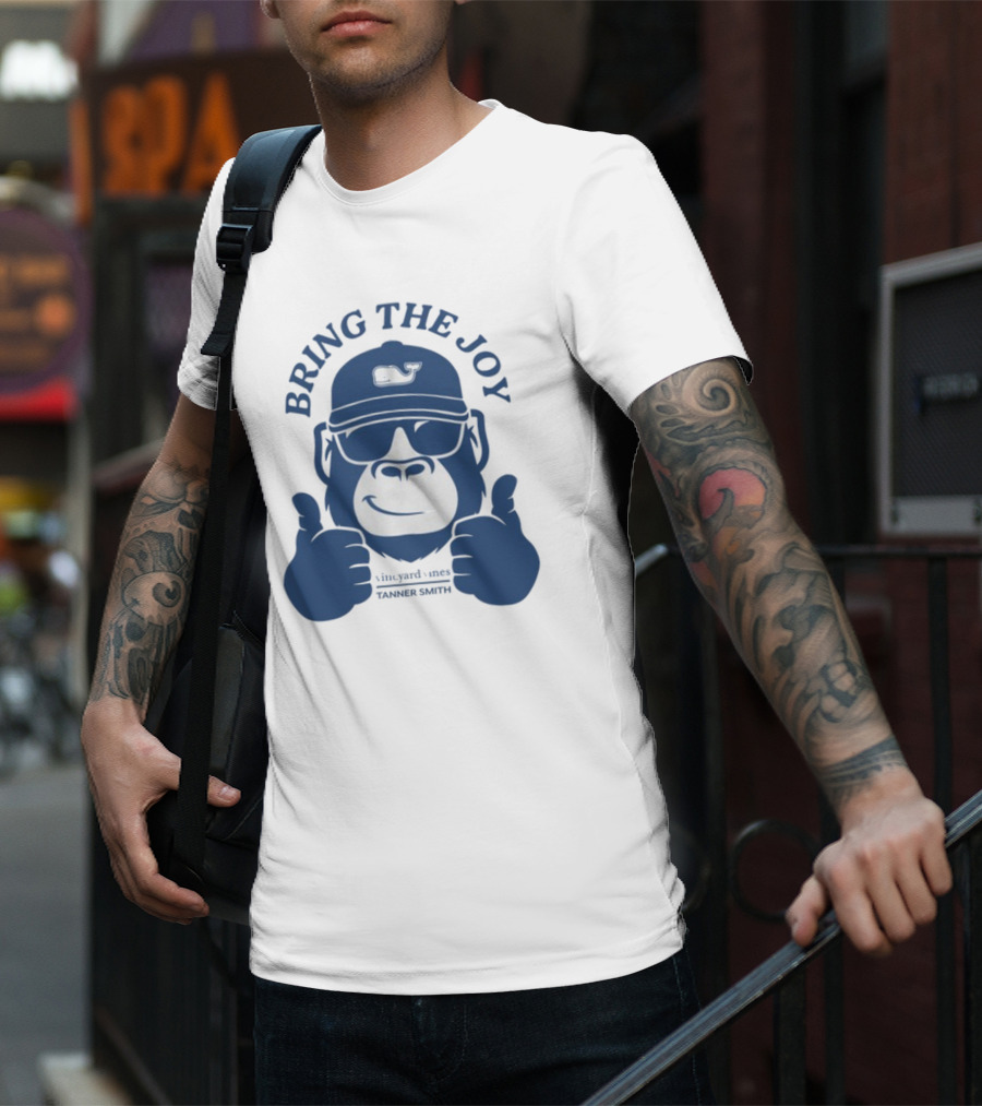 Bring The Joy Vineyard Vines Tanner Smith Whale Hat Sunglasses Gorilla T-Shirt