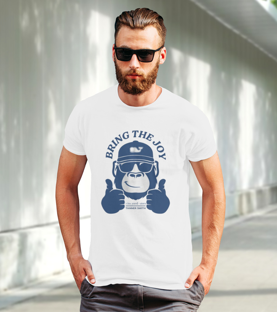 Bring The Joy Vineyard Vines Tanner Smith Whale Hat Sunglasses Gorilla T-Shirt