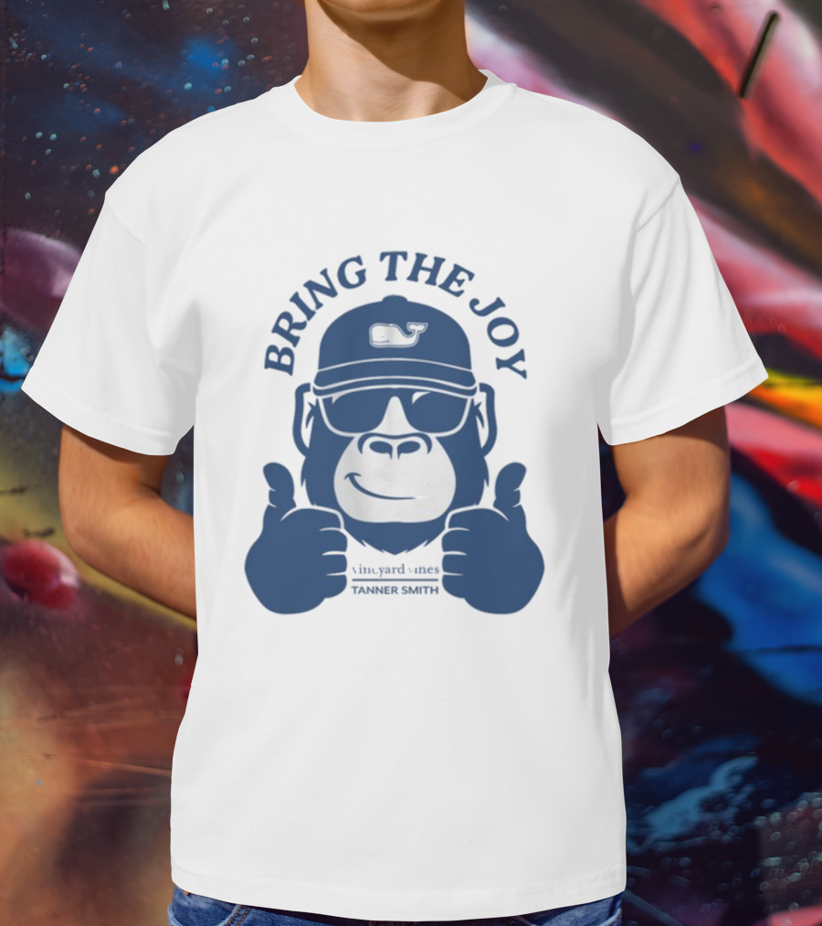 Bring The Joy Vineyard Vines Tanner Smith Whale Hat Sunglasses Gorilla T-Shirt