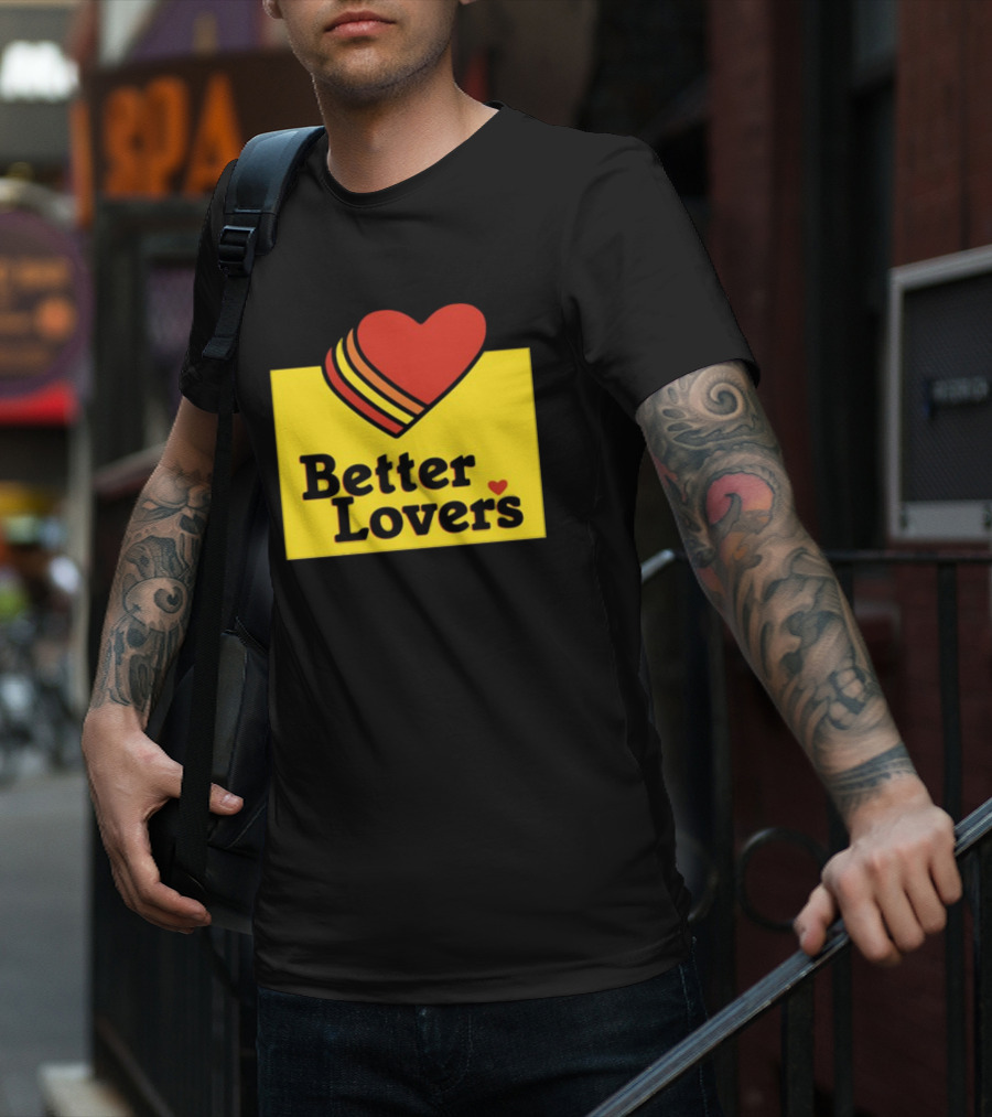Better Lovers Heart Icon Valentines Day T-Shirt