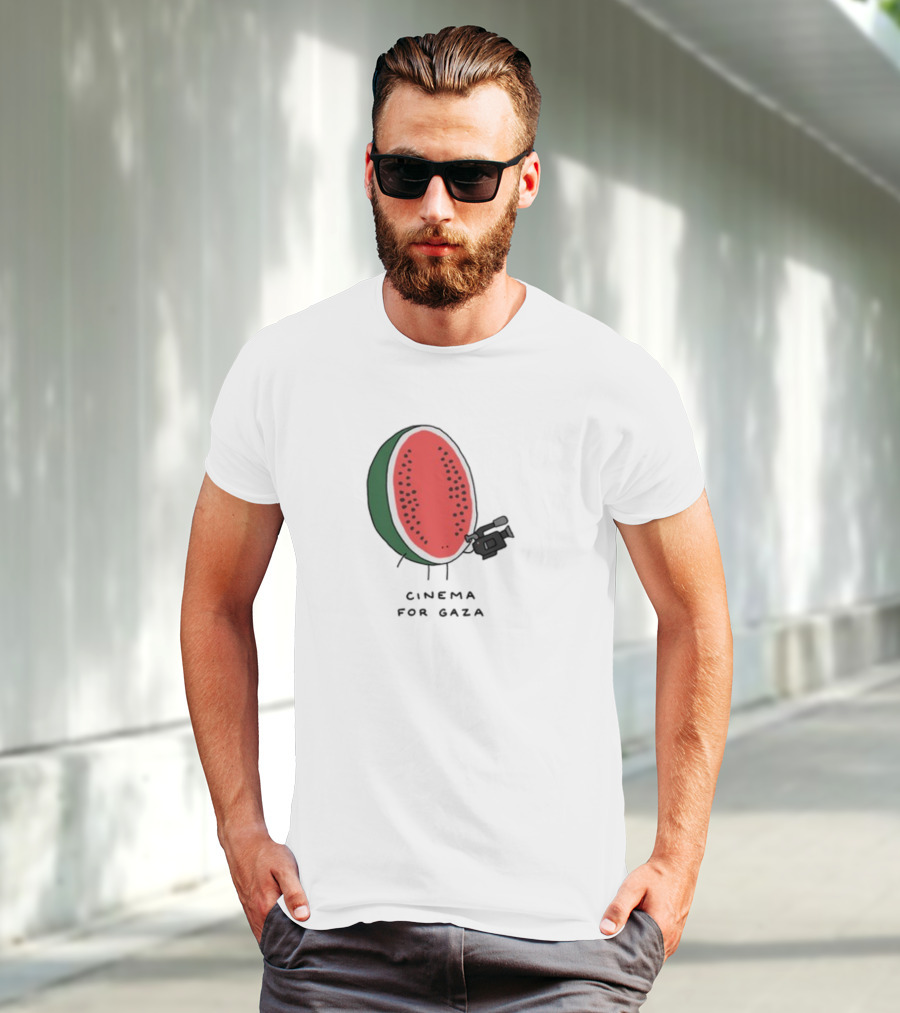 Cinema For Gaza Watermelon Holding Camera T-Shirt