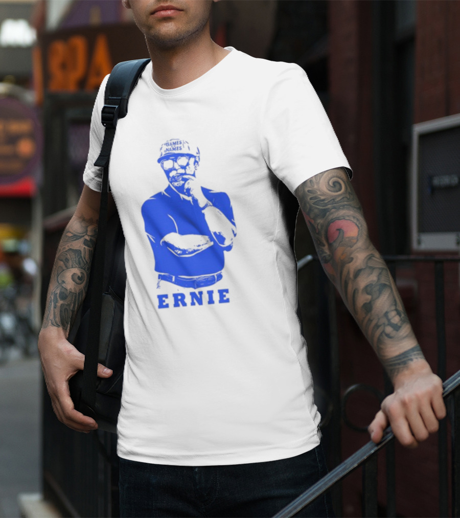 Games With Names Ernie Adams Iconic Blue T-Shirt
