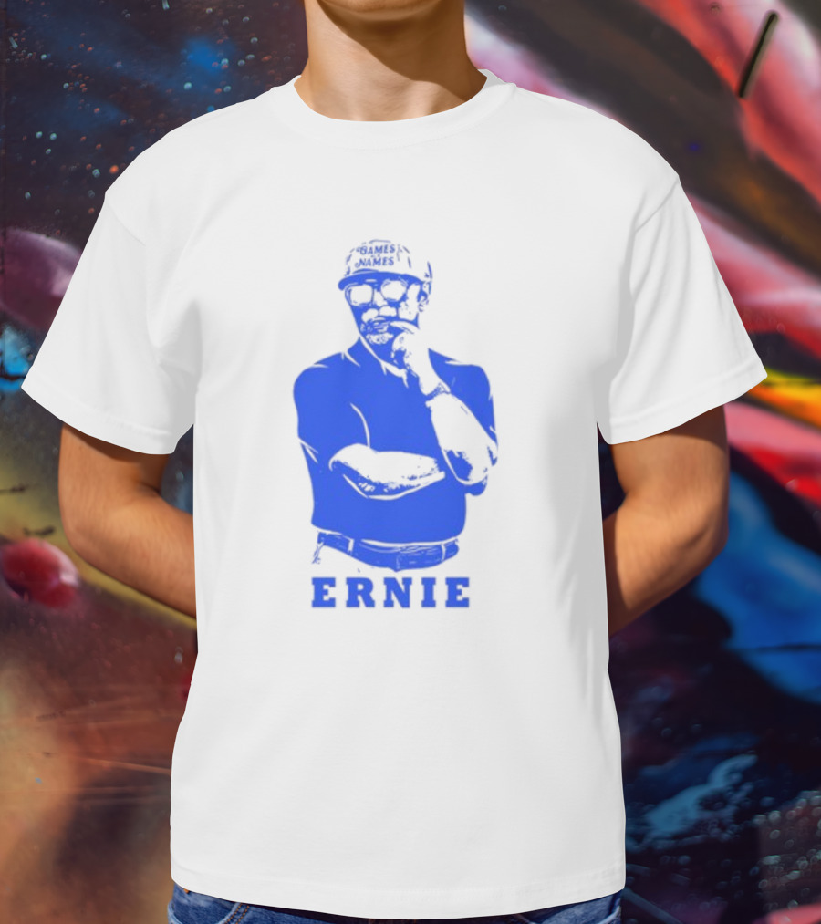 Games With Names Ernie Adams Iconic Blue T-Shirt