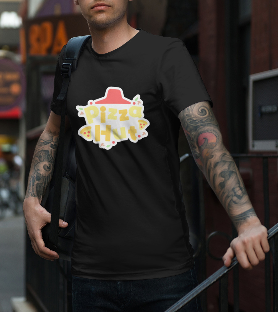 Pizza Hut Vtuber Style Playful T-Shirt