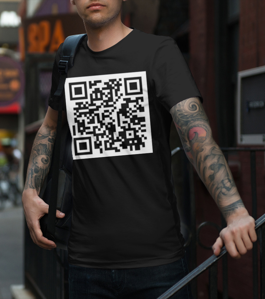Shitheadsteve QR Code Leave A Tip T-Shirt