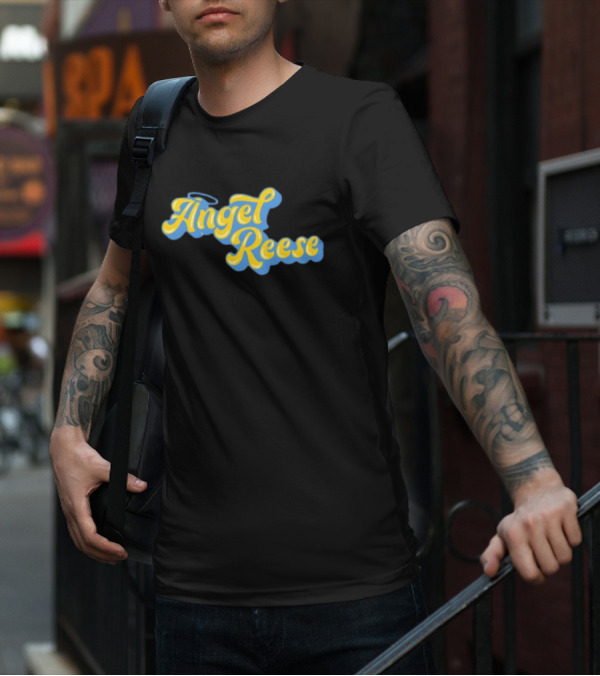 ChicagoSky Angel Reese Halo Script T-Shirt