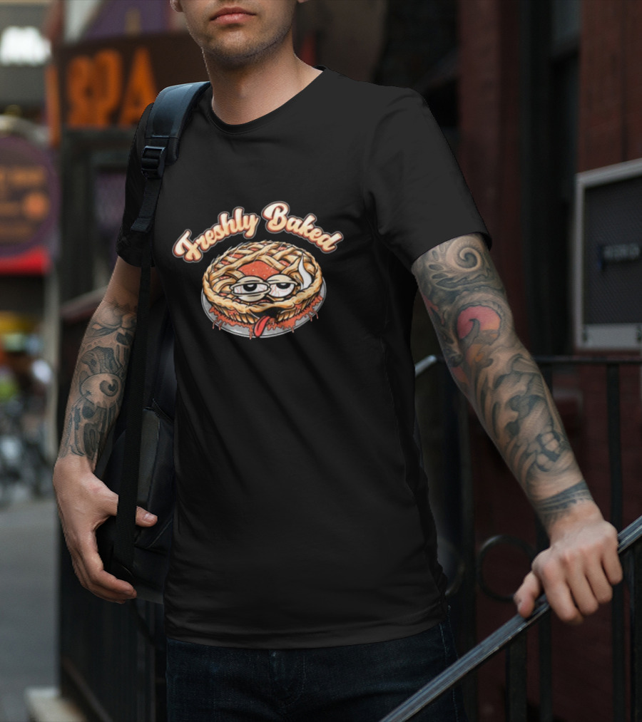 Freshly Baked Four Twenty Pie With Eyes And Tongue T-Shirt