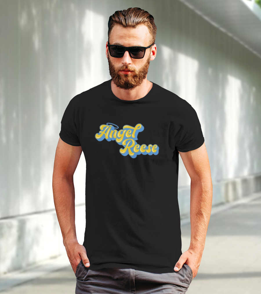 Angel Reese Limited Chicago Sky Text T-Shirt
