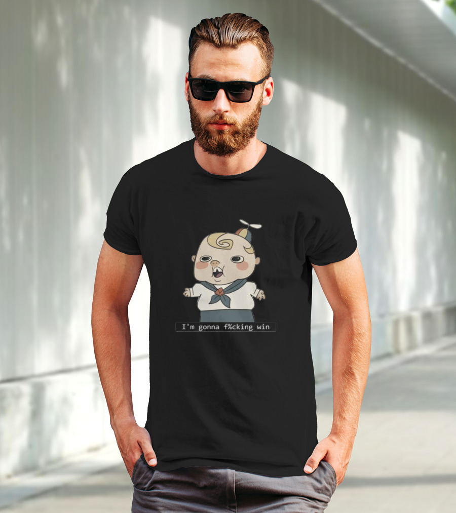 Zeddy I'm Gonna F%Cking Win Vintage Comic Cartoon Character T-Shirt
