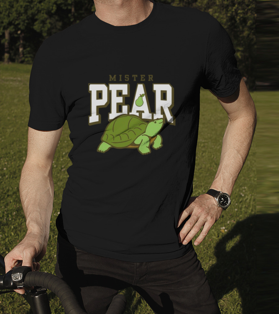 Mister Pear Turtle Varsity T-Shirt