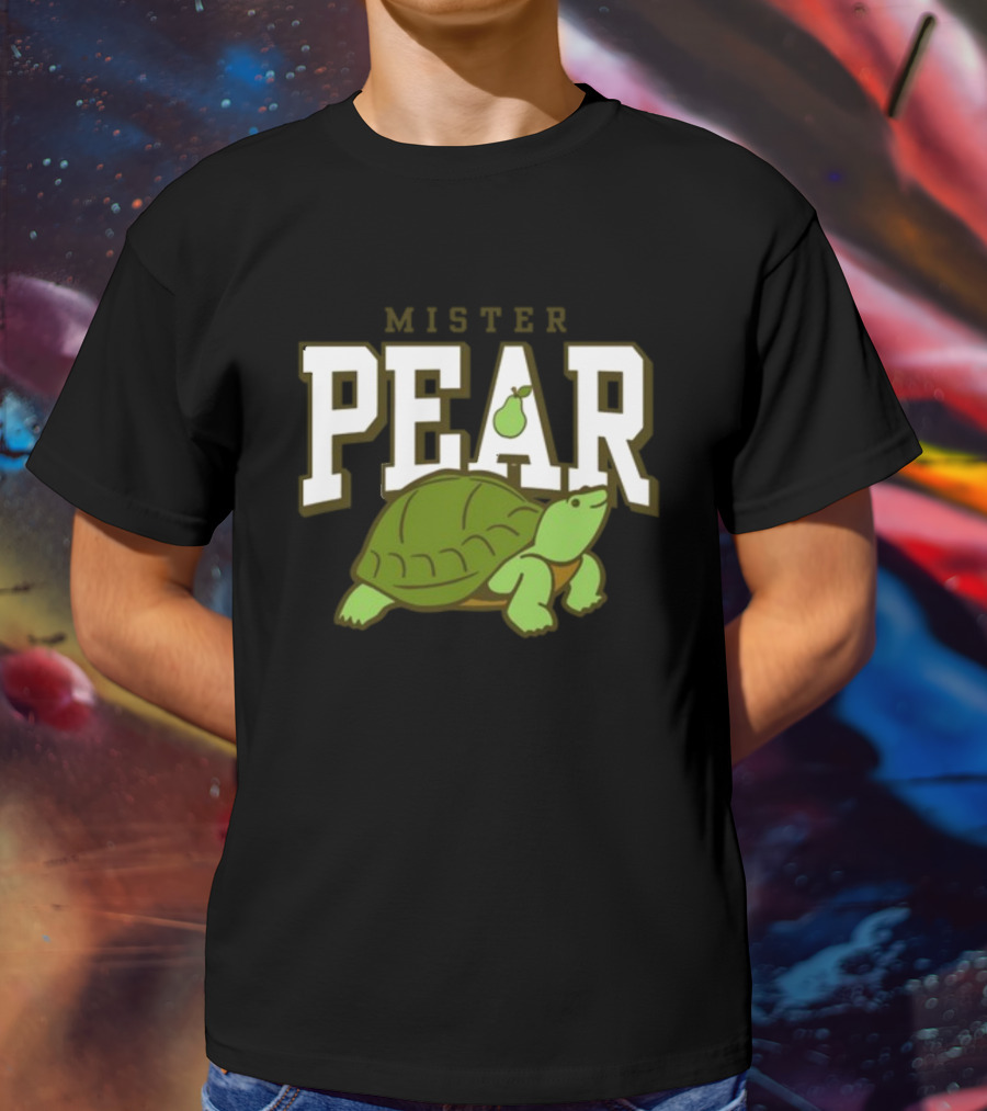 Mister Pear Turtle Varsity T-Shirt