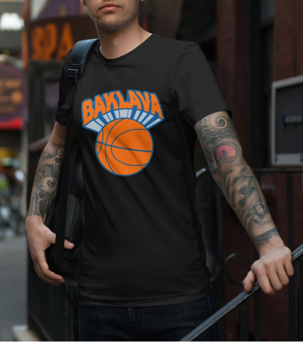 Bambambaklava Baklava Basketball Knicks T-Shirt