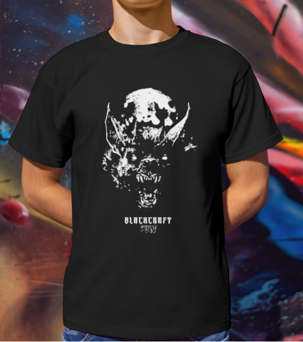 Blackcraftcult Spooky Bat Face T-Shirt