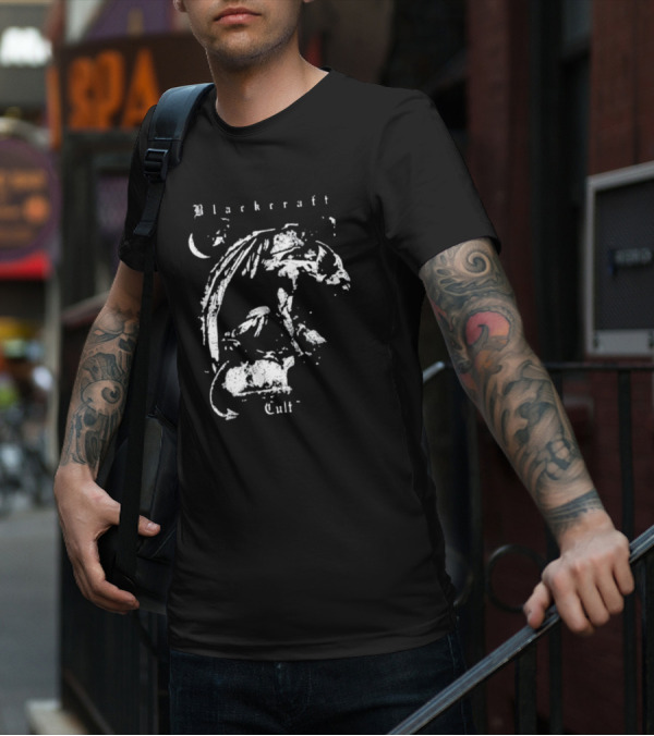 Blackcraft Cult Gargoyle Artwork Dark Aesthetic T-Shirt