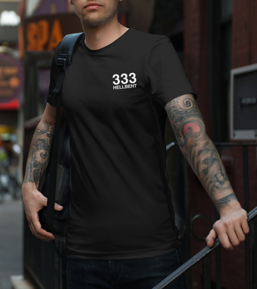 Cloonee 333 Hellbent Dark Minimalist T-Shirt