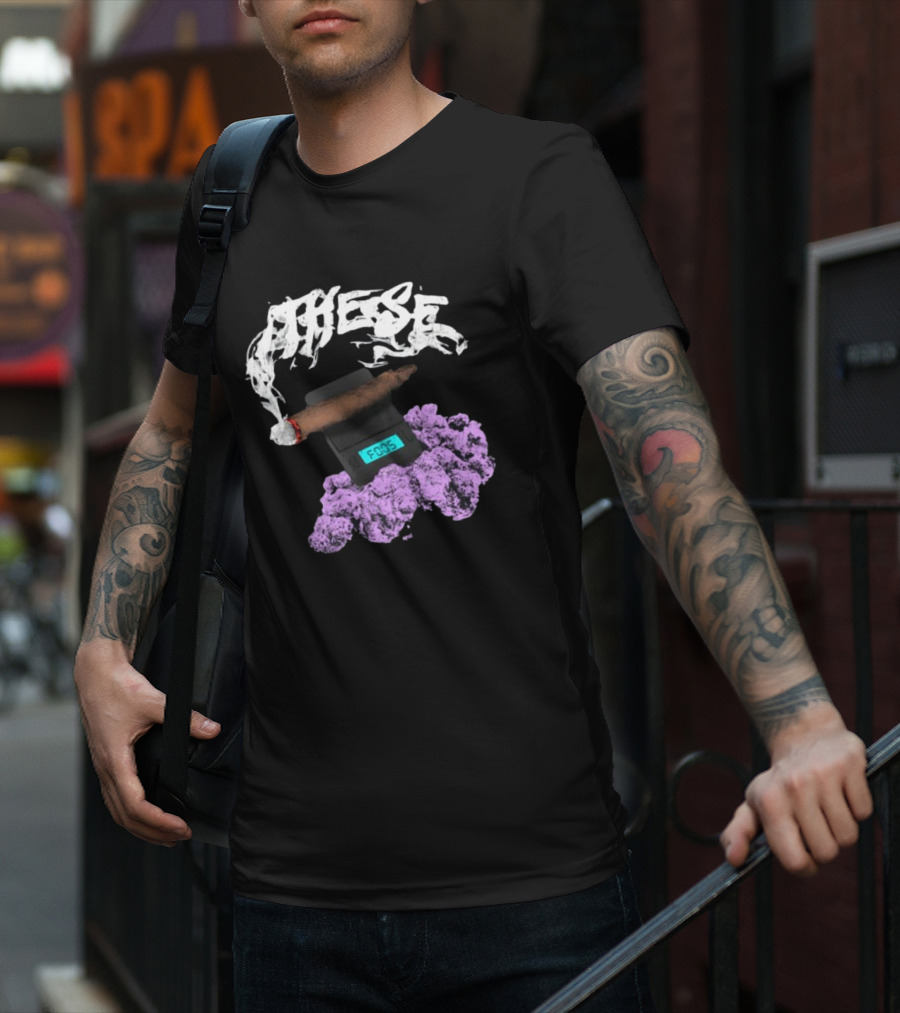 These Foos Scale Smoke Purple Clouds T-Shirt