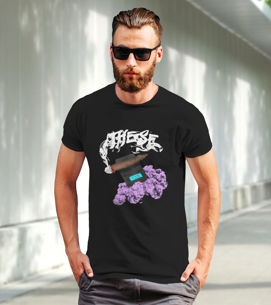 These Foos Scale Smoke Purple Clouds T-Shirt