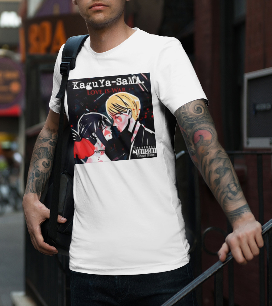 Kaguya-Sama Love Is War Explicit Content Parental Advisory T-Shirt