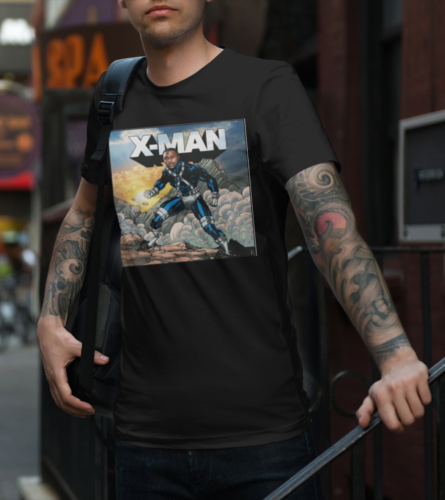 X-Man Carolina Panthers Xavier Legette Comic T-Shirt