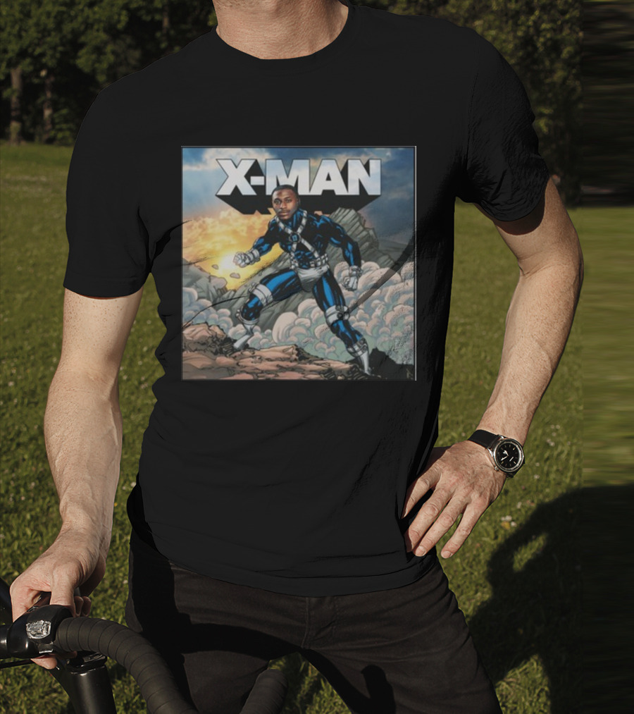 X-Man Carolina Panthers Xavier Legette Comic T-Shirt