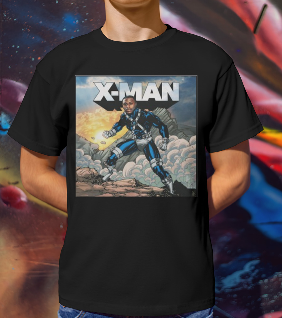 X-Man Carolina Panthers Xavier Legette Comic T-Shirt