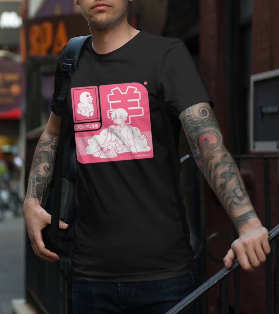 Sheepxing Bloke Josiegang Anime Manga Character Kawaii Aesthetic Japan T-Shirt