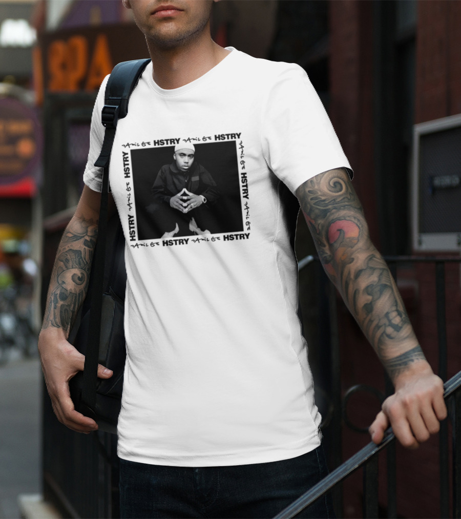 Hstry X Jamil Gs Hip Hop 50 Nas 90s Rap T-Shirt
