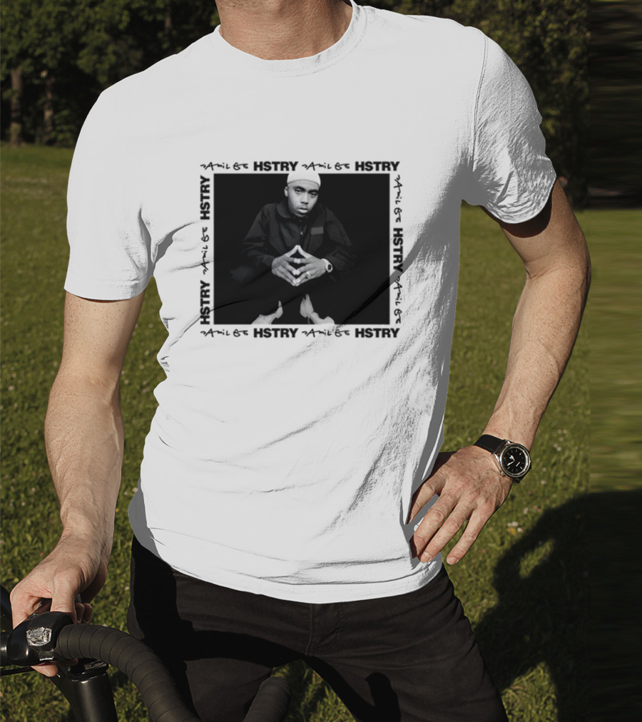 Hstry X Jamil Gs Hip Hop 50 Nas 90s Rap T-Shirt