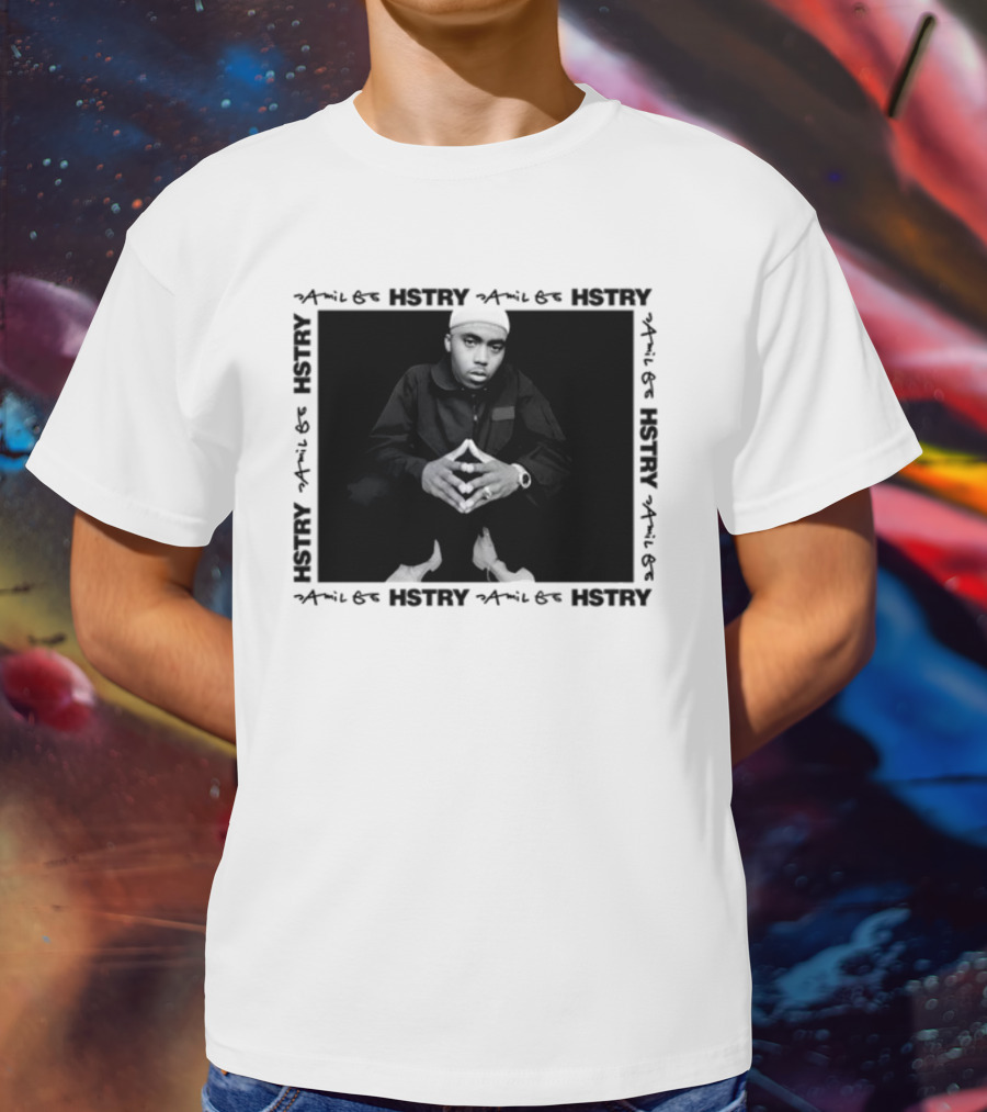 Hstry X Jamil Gs Hip Hop 50 Nas 90s Rap T-Shirt