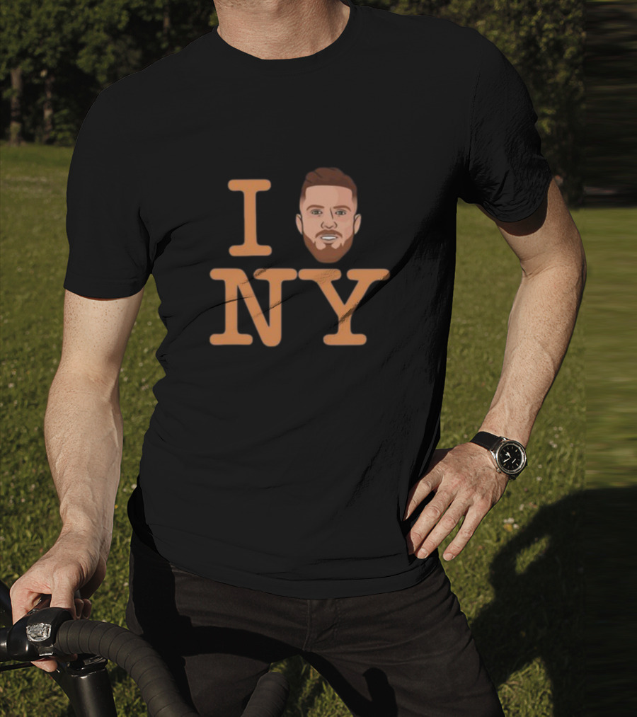 I Heart New York With Cartoon Face T-Shirt