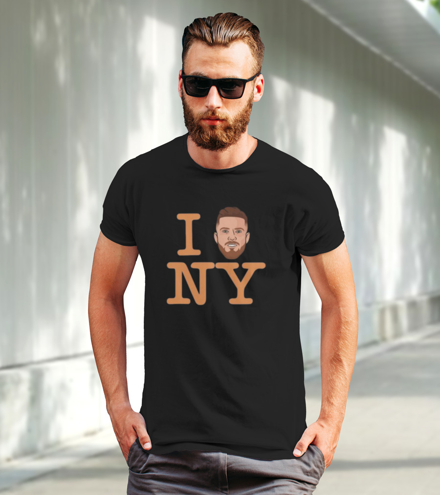 I Heart New York With Cartoon Face T-Shirt