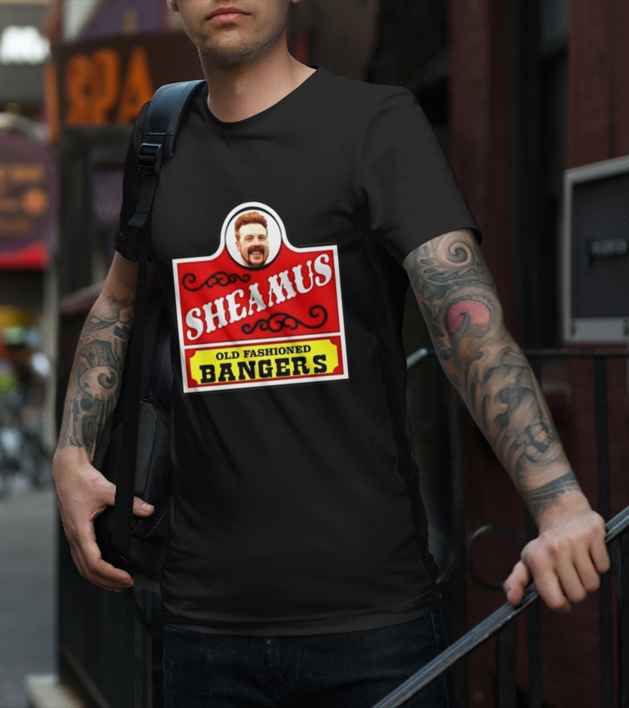 Sheamus Old Fashioned Bangers Retro Label T-Shirt