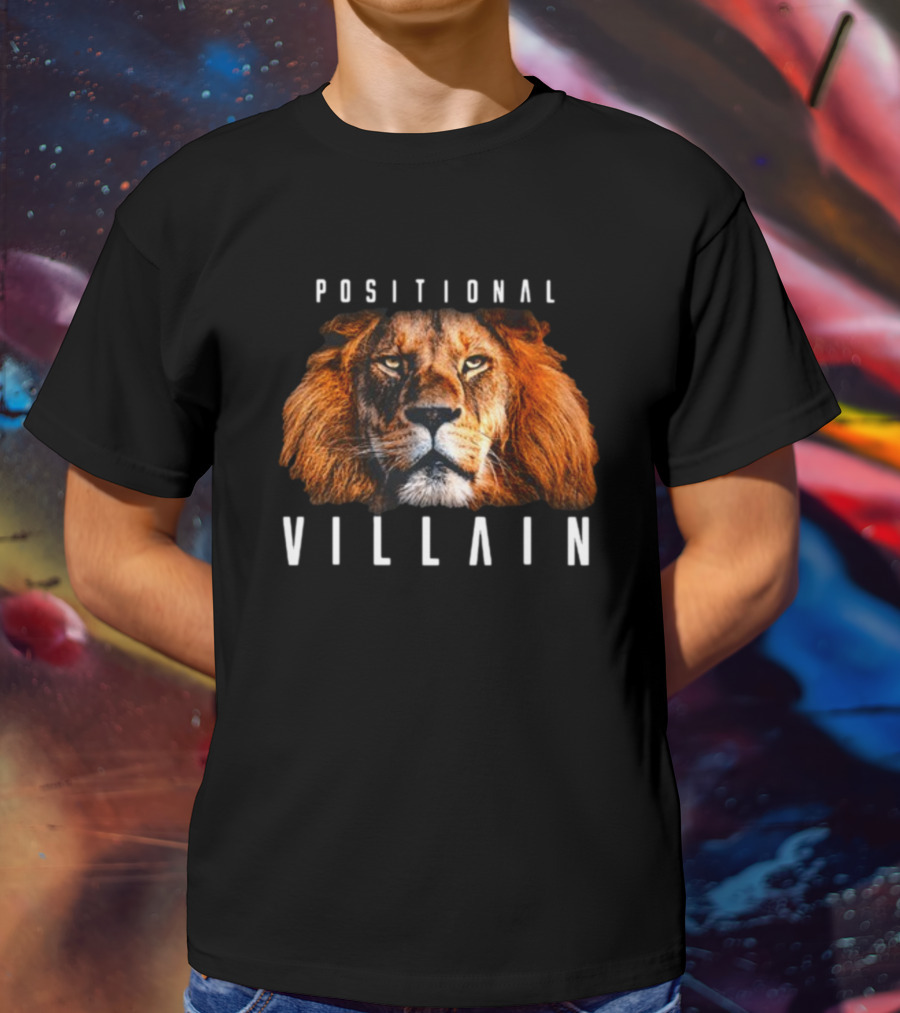Positional Villain Lion Fierce Face T-Shirt