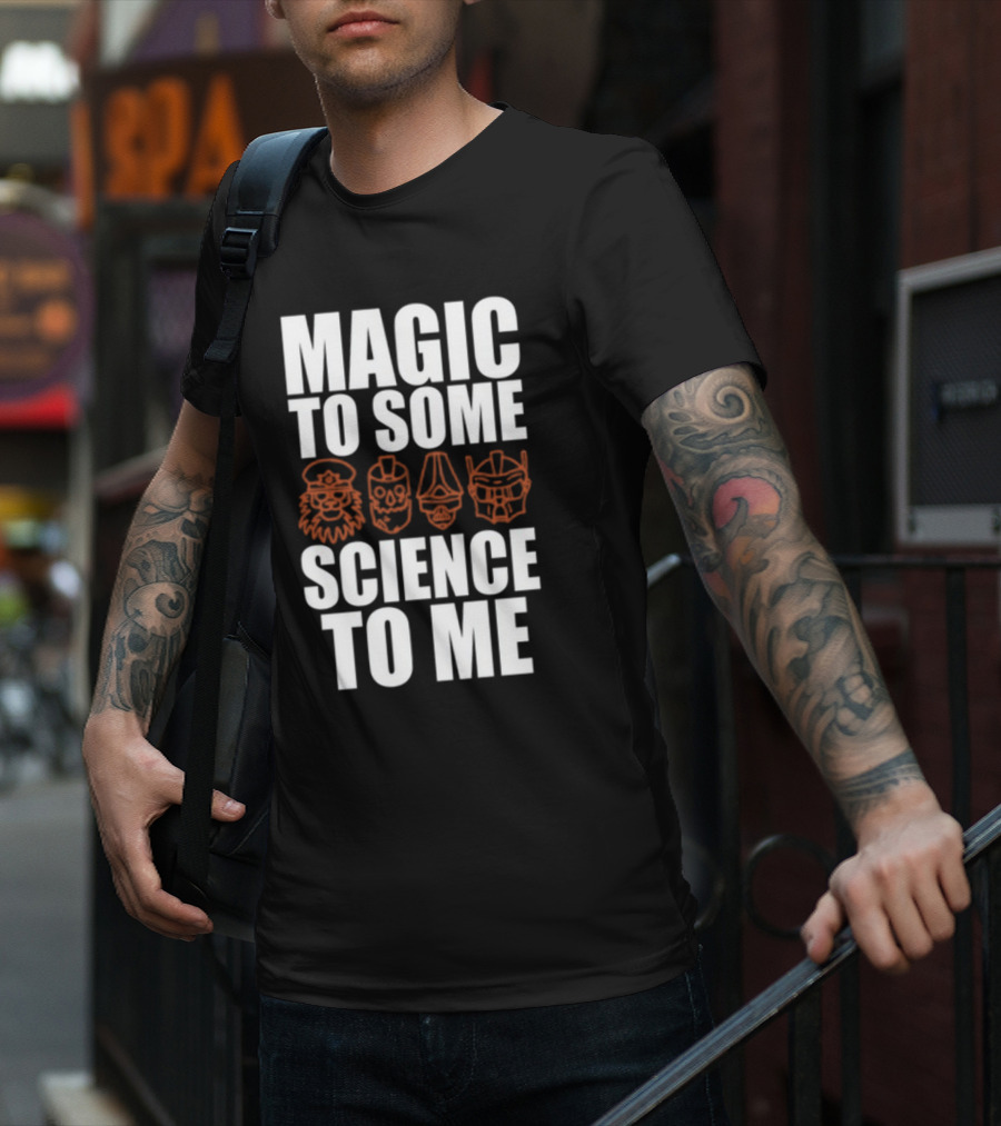 Magic To Some Science To Me Icons T-Shirt
