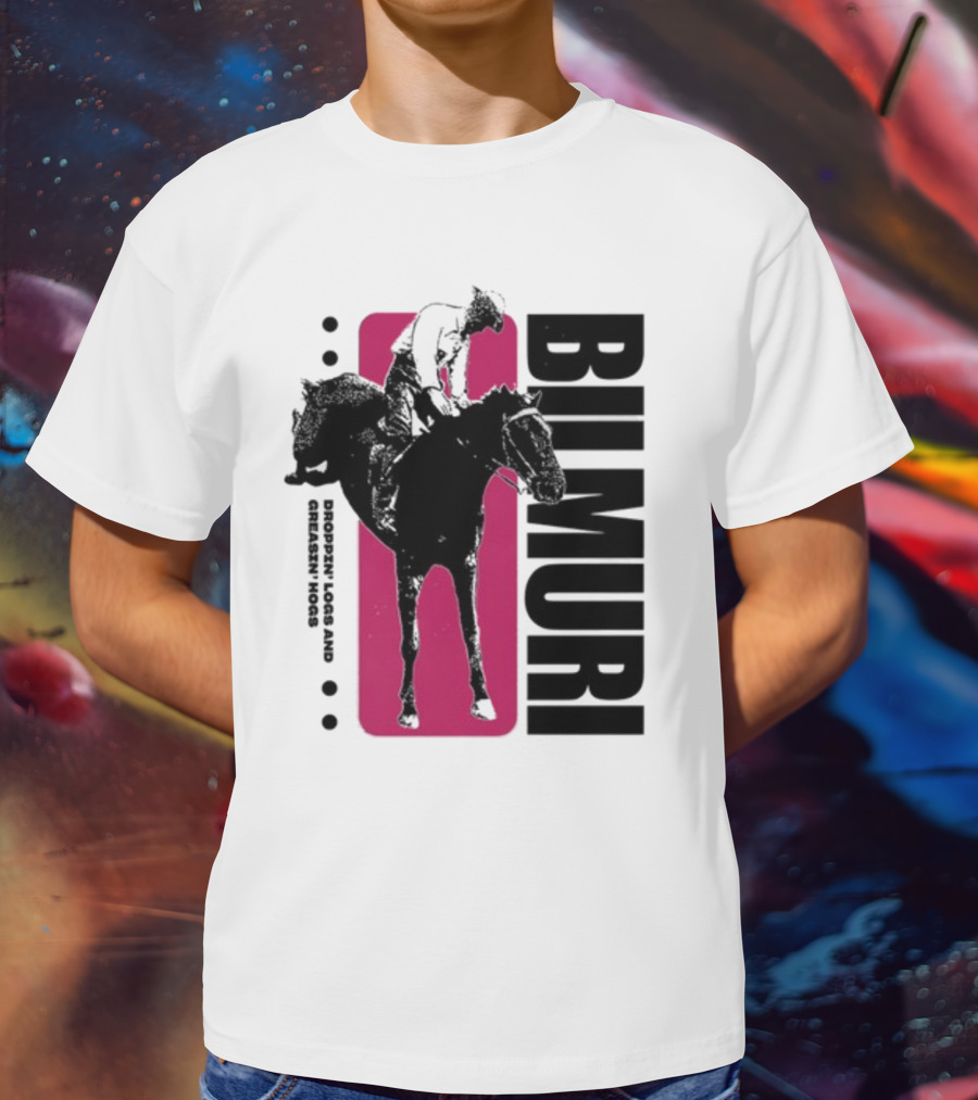 Bilmuri Droopy Loops And Greenish Horse T-Shirt
