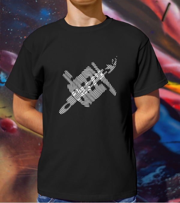 Dizzy Olly Alexander Spiral Optical Illusion Concentric Rings And Lines T-Shirt