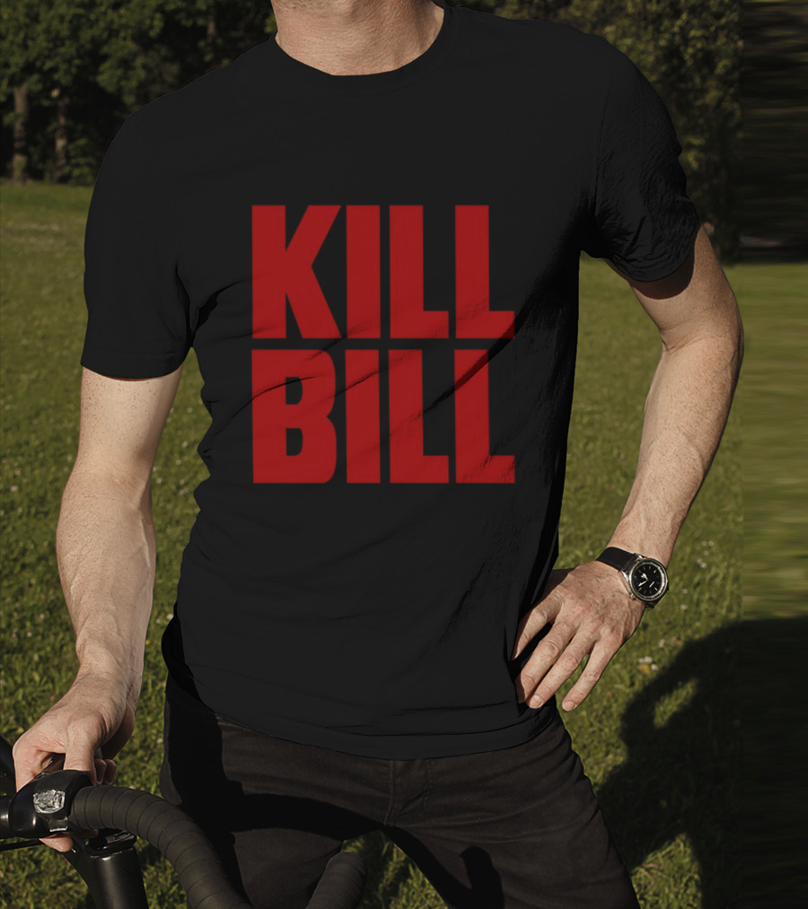 Hunter Schafer Kill Bill Red Block Letters T-Shirt
