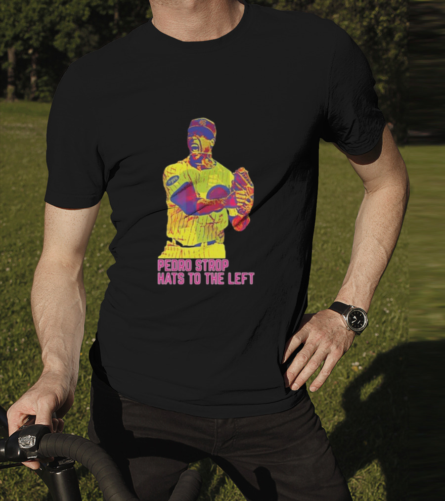 Pedro Strop Hats To The Left Colorful Baseball Player T-Shirt