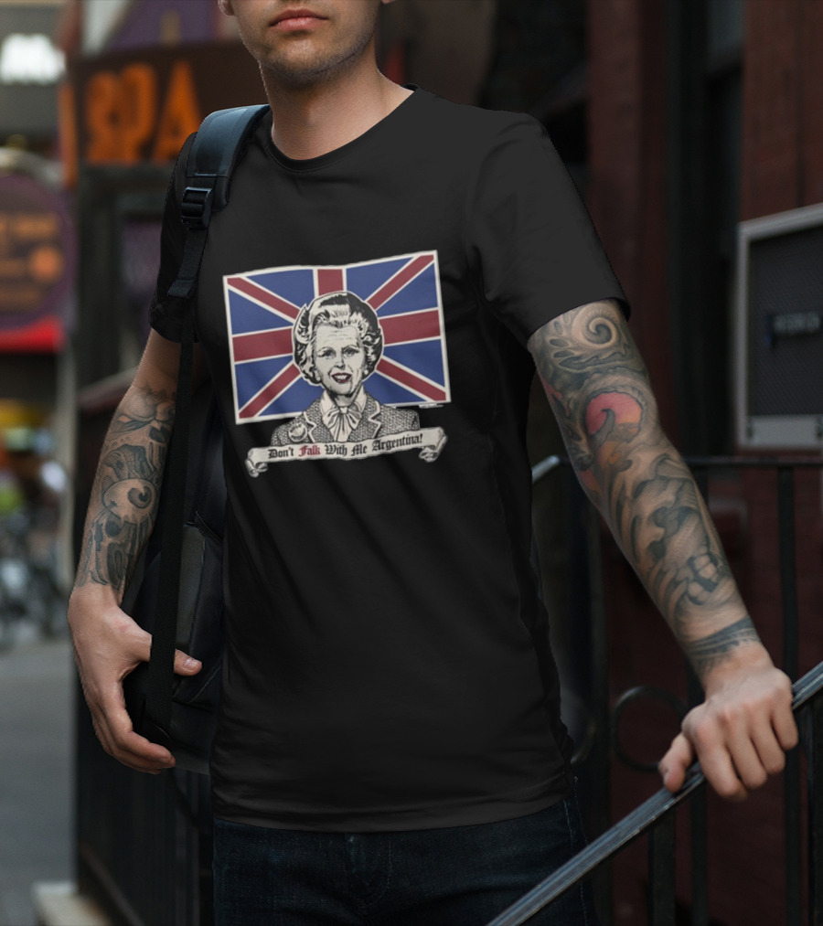 1989Healy Don't Talk With Me Argentina Union Jack Flag T-Shirt