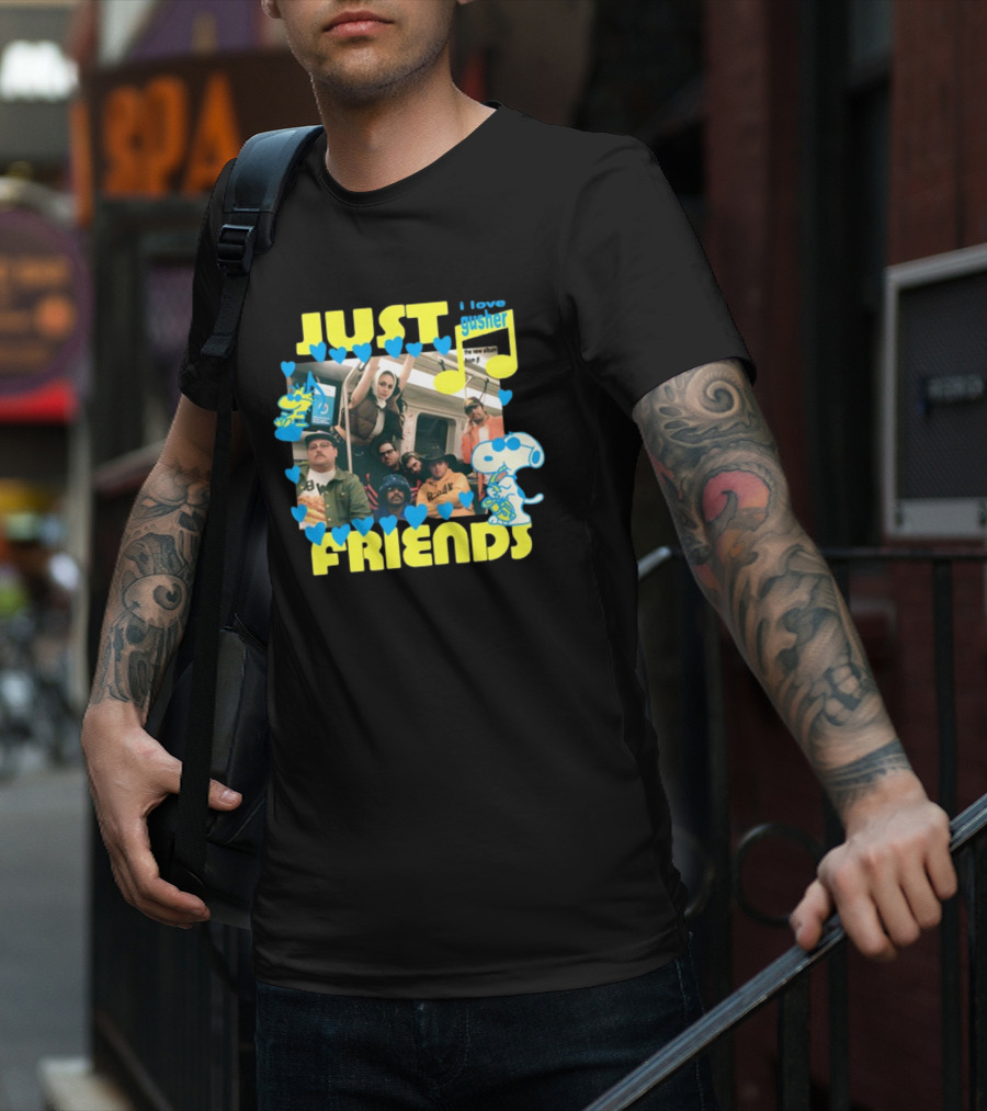 Just Friends Jf Crew I Love Gusher New Album T-Shirt