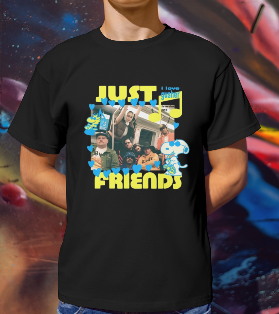 Just Friends Jf Crew I Love Gusher New Album T-Shirt
