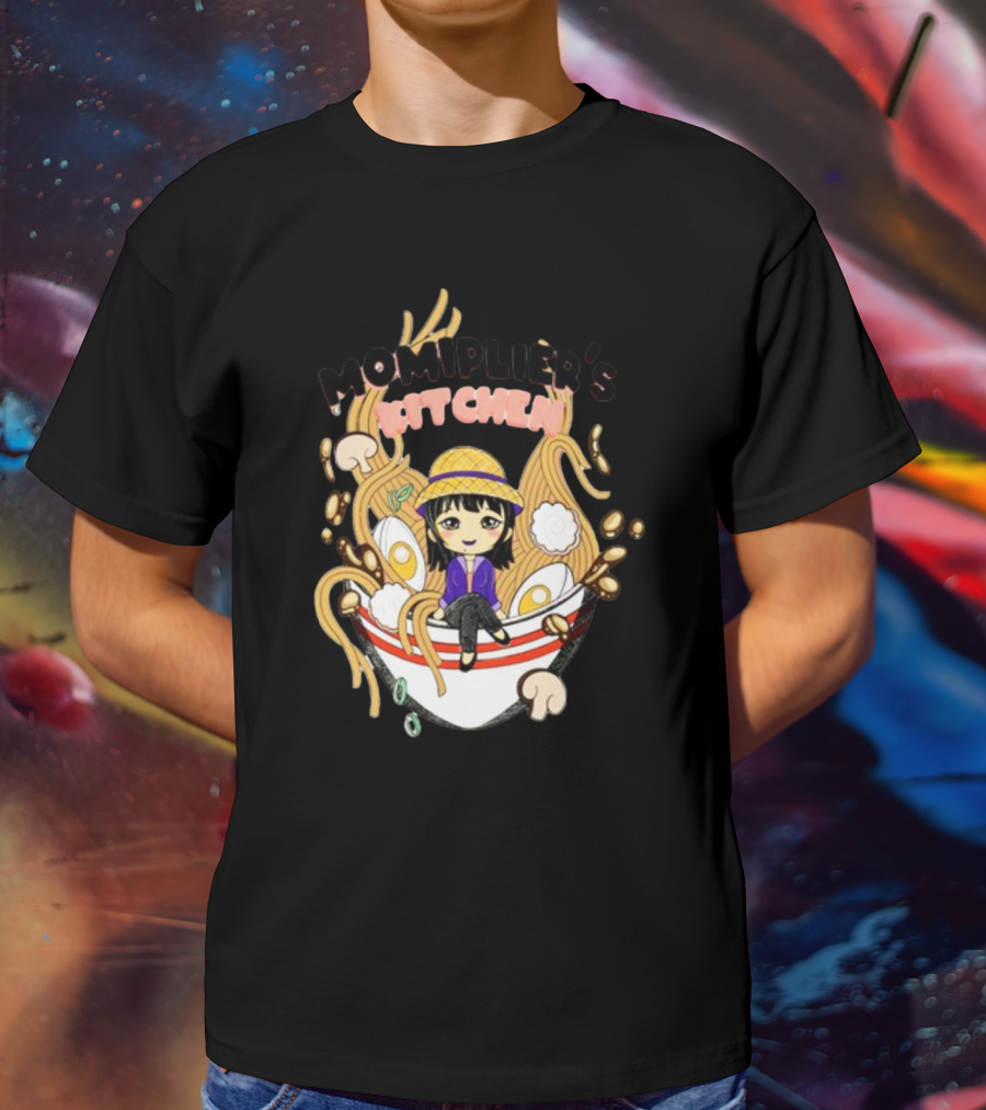 Momiplier's Kitchen Cute Anime Ramen Bowl T-Shirt