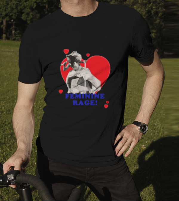 Taylor Swift Feminine Rage Sussy Swiftie Heart Stage Performance T-Shirt