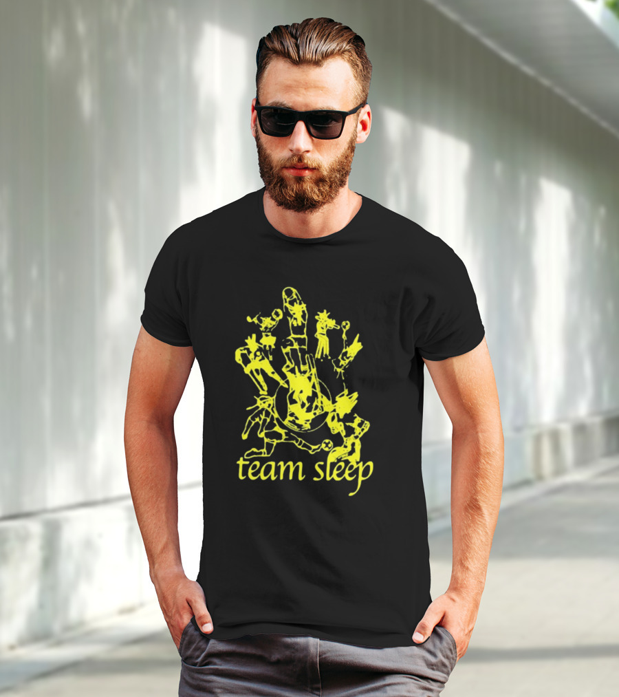 Team Sleep Pee-Chee Sports Figures T-Shirt
