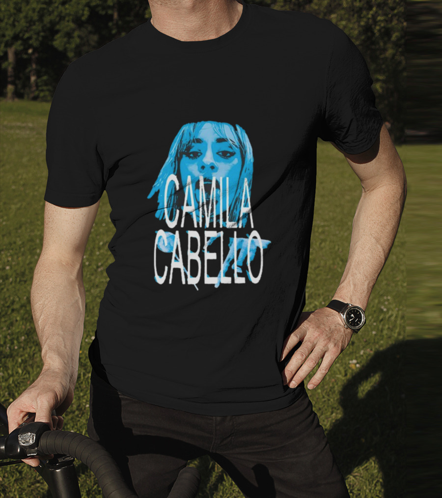 Camila Cabello Blue Portrait Portal Brazil C T-Shirt