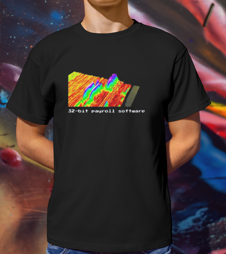 Joinwarp 32-Bit Payroll Software Retro T-Shirt
