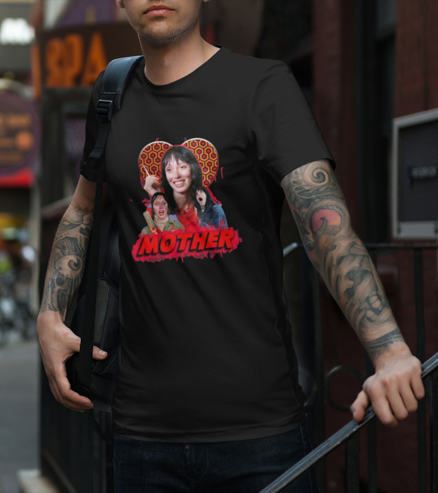 Wendy Torrance Mother Horror Iconic Imagery With Overlook Carpet T-Shirt